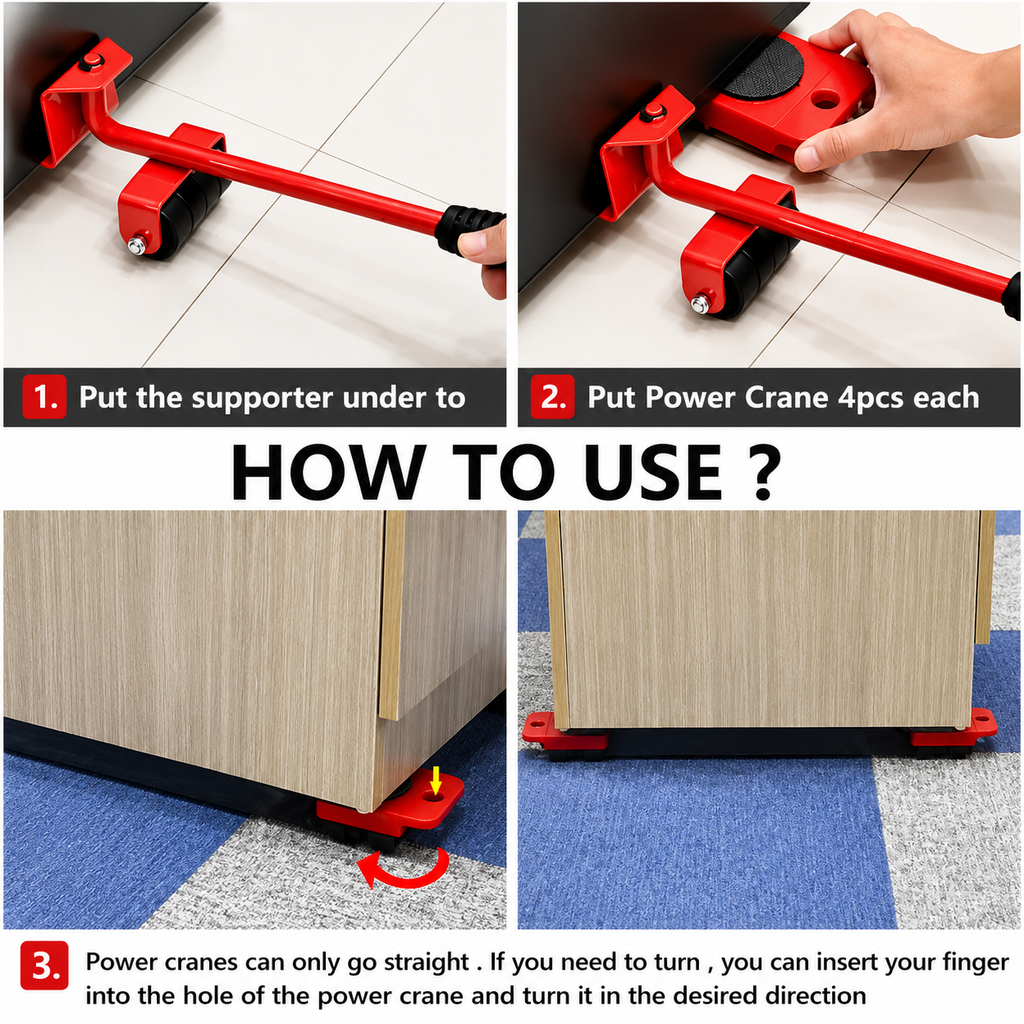 SwiftSlide Heavy Furniture Moving Helpers