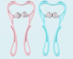 Neck Massager High Quality Multi-function Manual Relaxed Cervical Massager Pressure Relieve Double Ball Pressing Meridian Massager