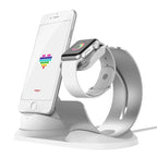 Two-in-one Aluminum Alloy Metal Charging Stand