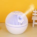 Wood Grain Humidifier Wood Grain Aroma Diffuser 7 Color Light Hollow Essential Oil